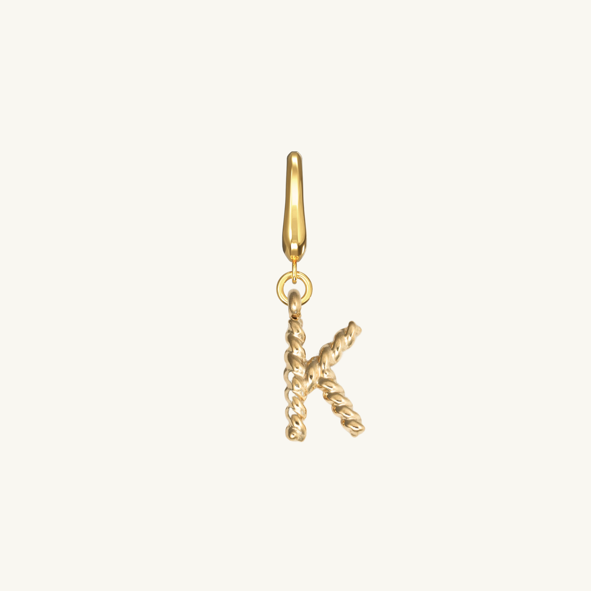 Rope Initial Charm