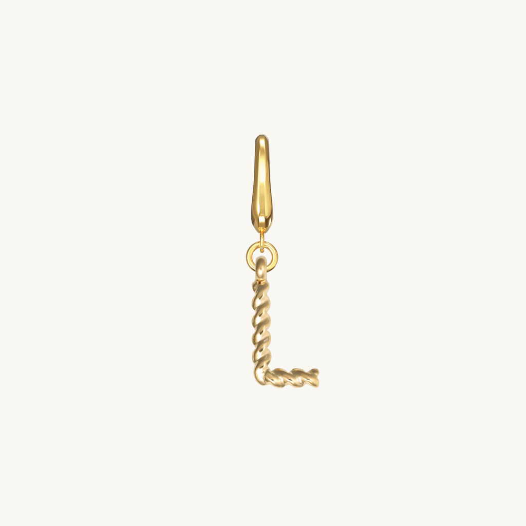 Rope Initial Charm