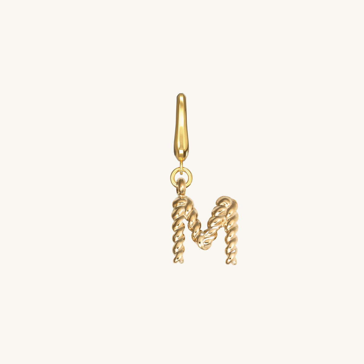 Rope Initial Charm