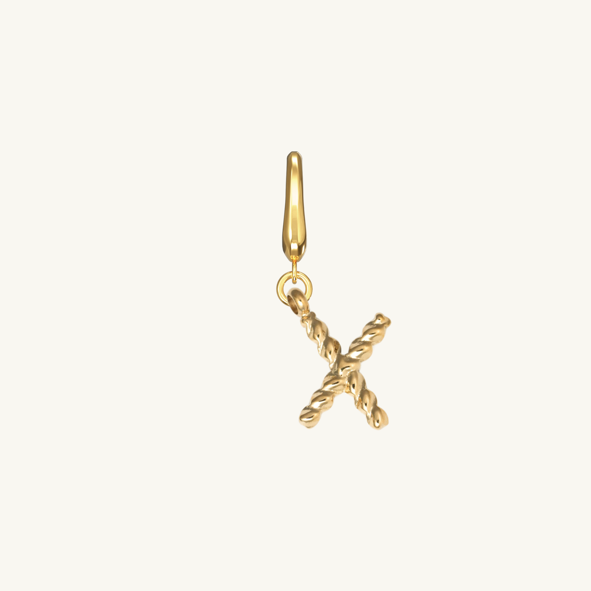 Rope Initial Charm