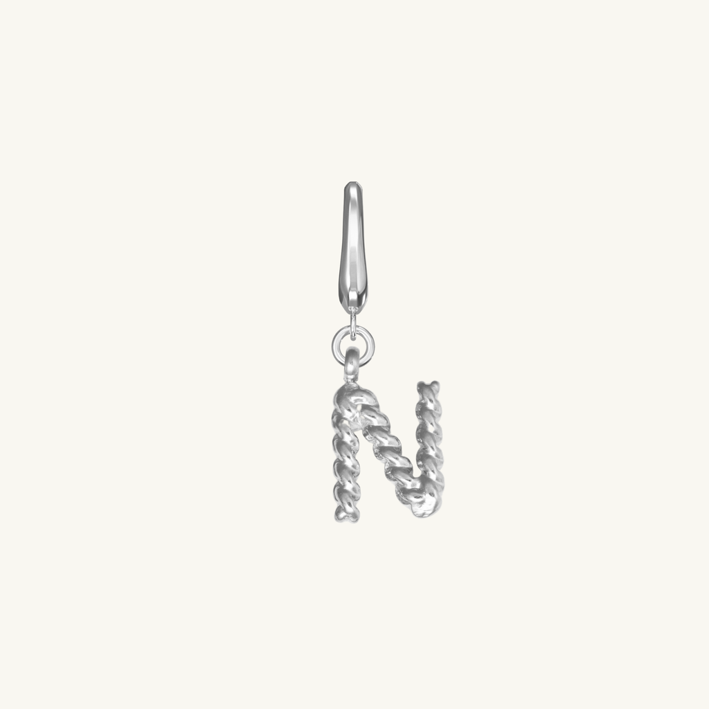 Rope Initial Charm