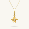 Violet Birth Flower Necklace - February By Lumine