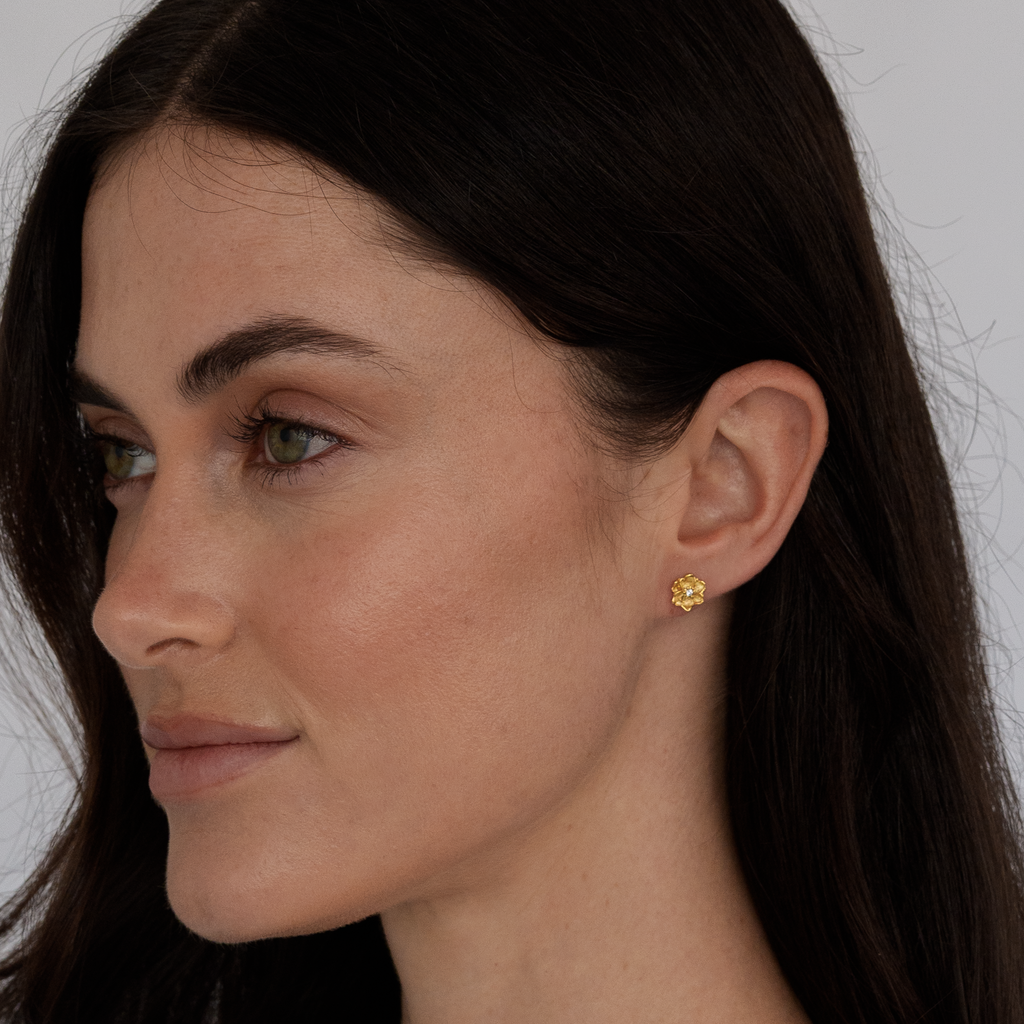 Poppy Flower Earrings