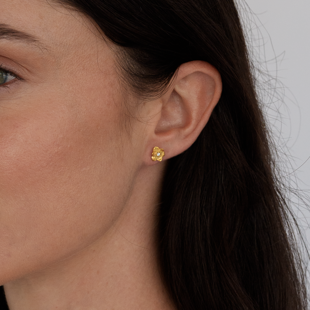 Narcissus Flower Earrings
