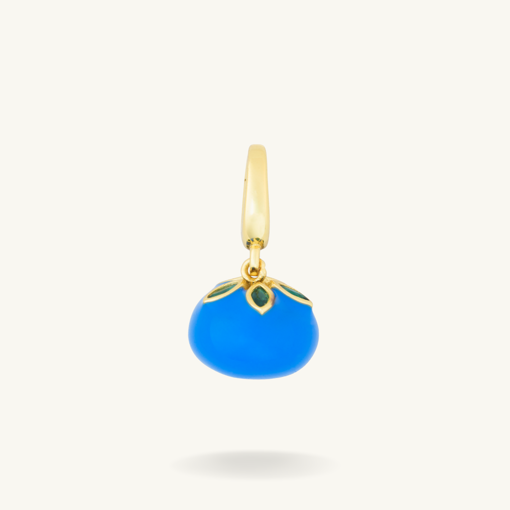 Blueberry Fruit Clip Charm By Lumine