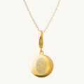 Fingerprint Clip Necklace