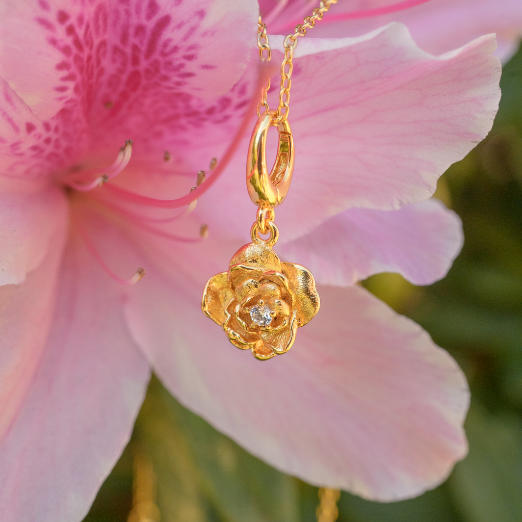 Rose Flower Charm