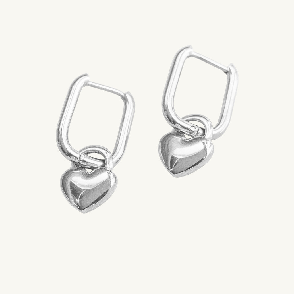 Bubble Heart Earrings