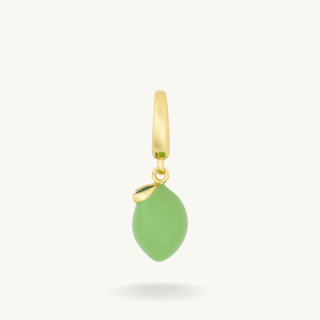 Lime Fruit Clip Charm By Lumine