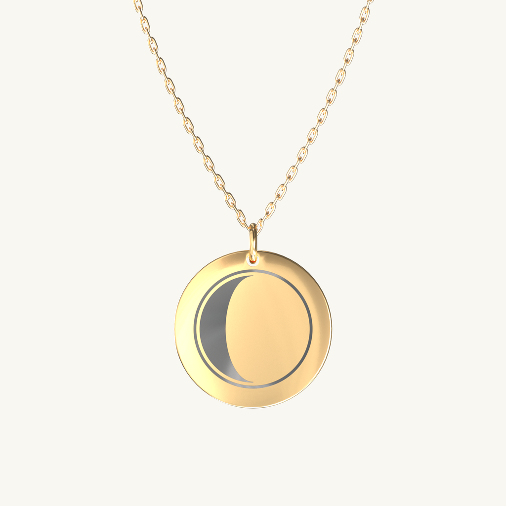 Custom Moon Phase Necklace product image 7 By Lumine