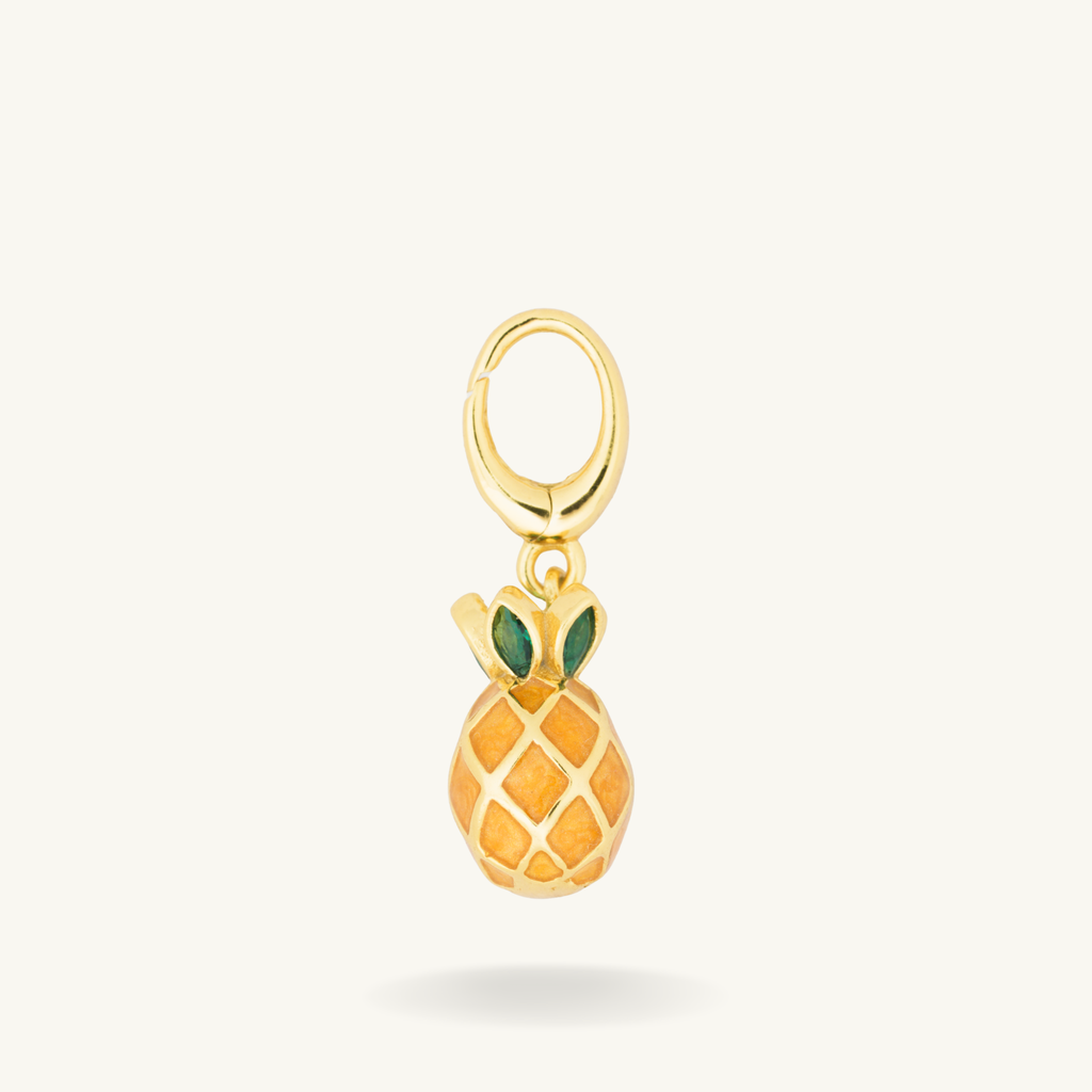 Pineapple Fruit Necklace alternate angle By Lumine