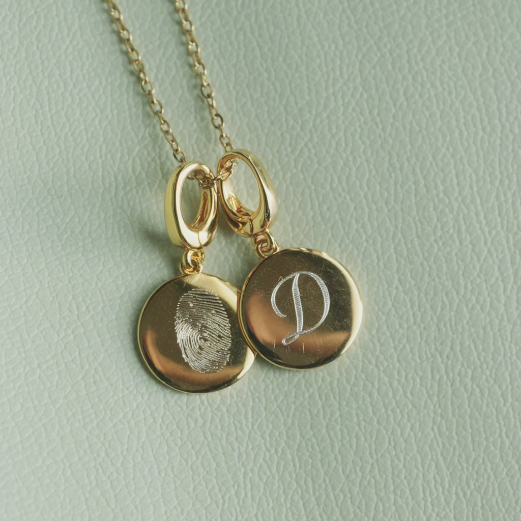 Fingerprint Clip Charm