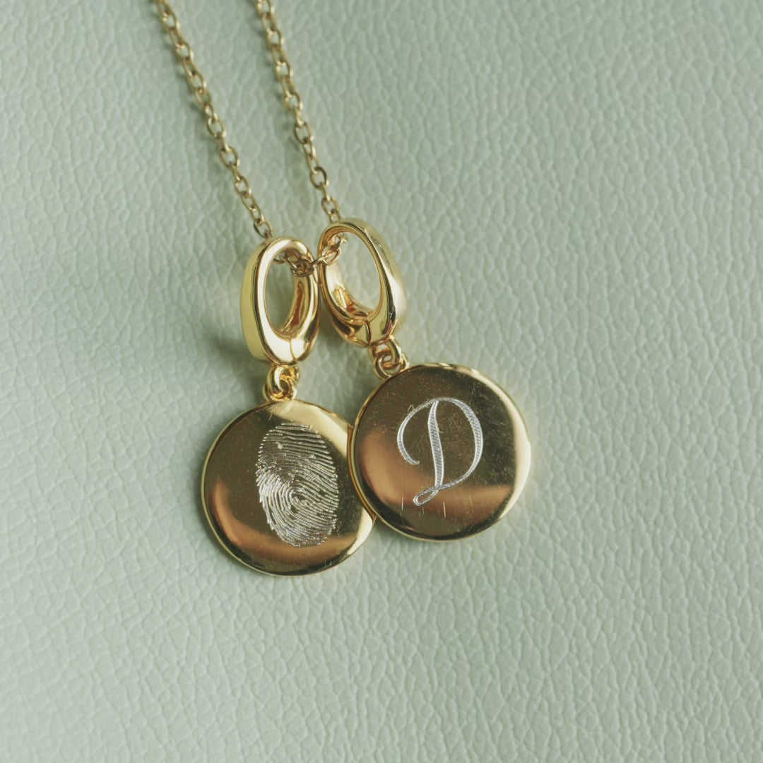 Fingerprint Clip Charm