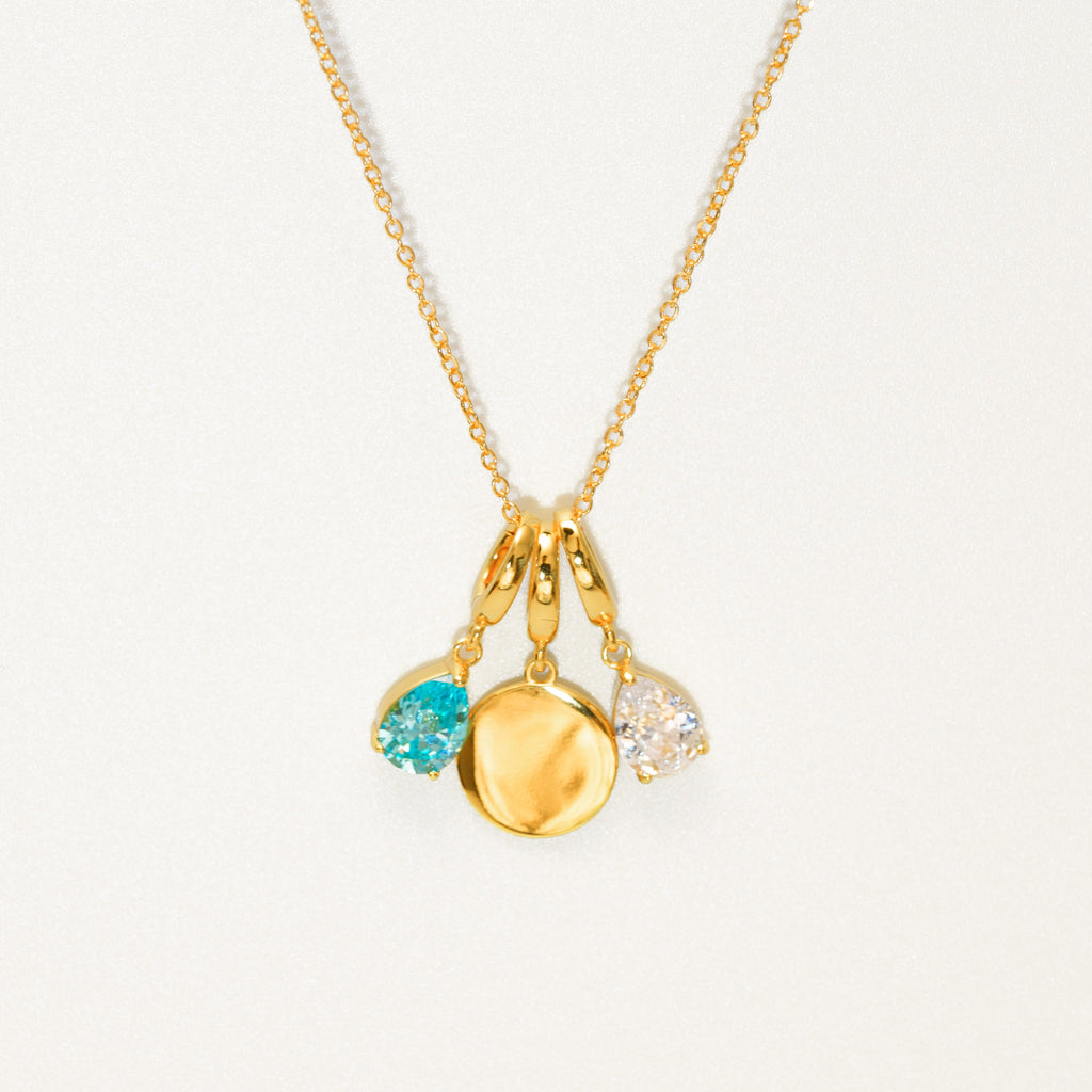 Handwriting Clip Necklace styled view By Lumine