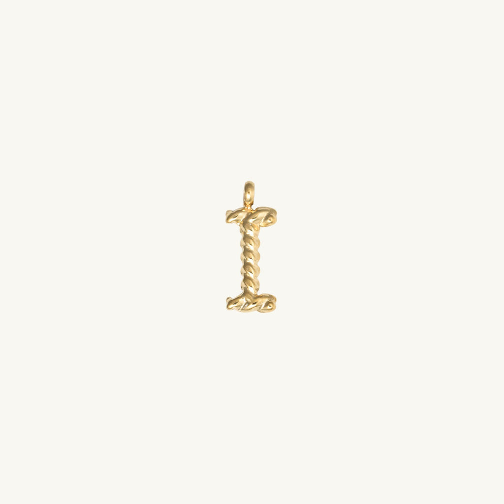 Rope Initial Charm