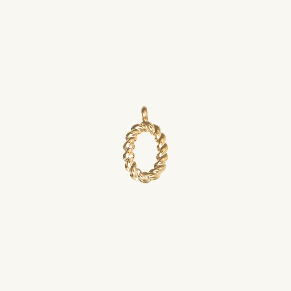 Rope Initial Charm