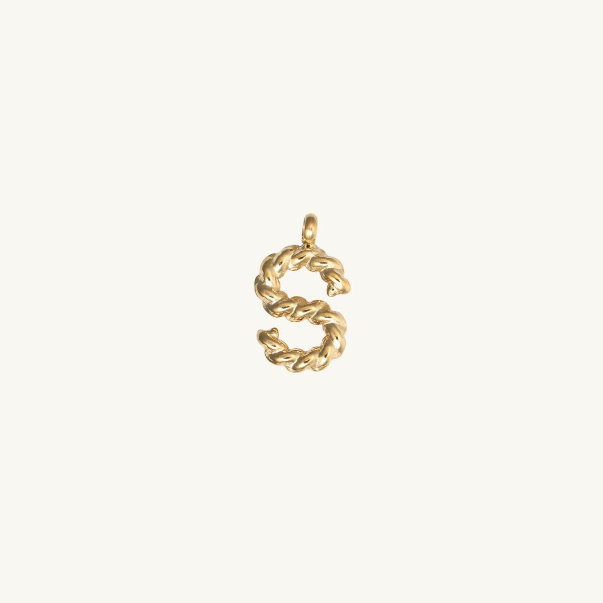 Rope Initial Charm