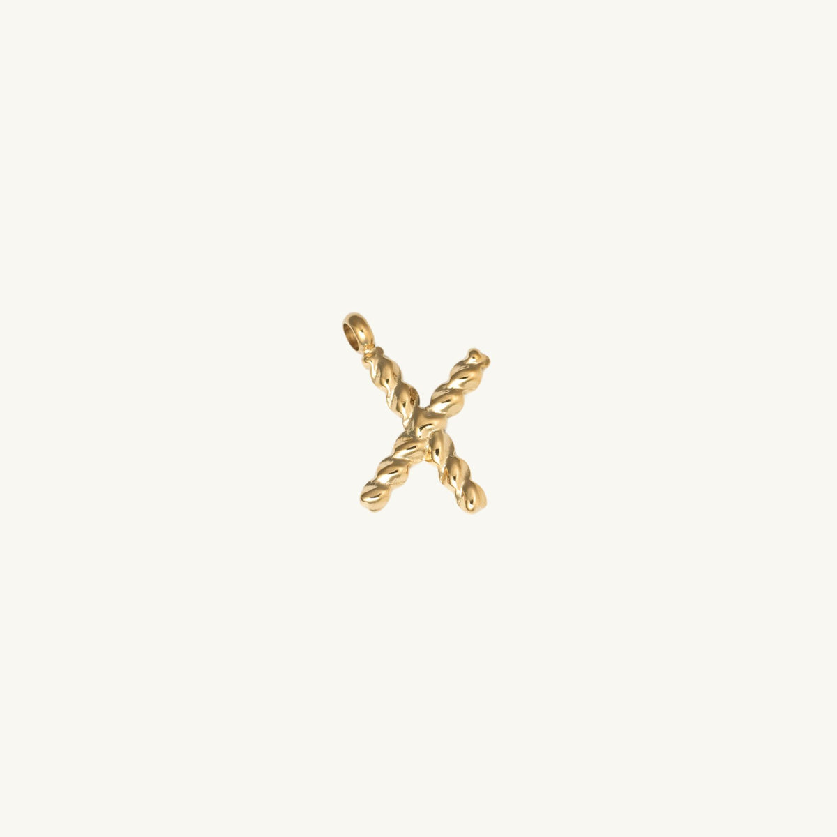 Rope Initial Charm
