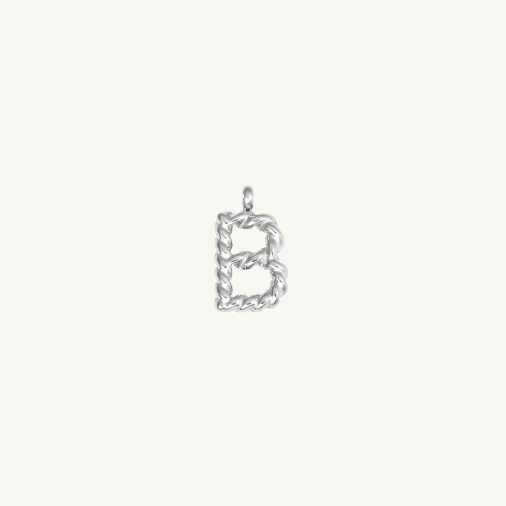Rope Initial Charm