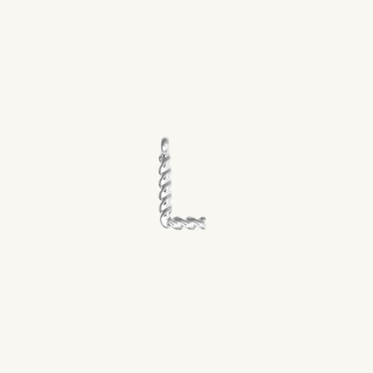 Rope Initial Charm