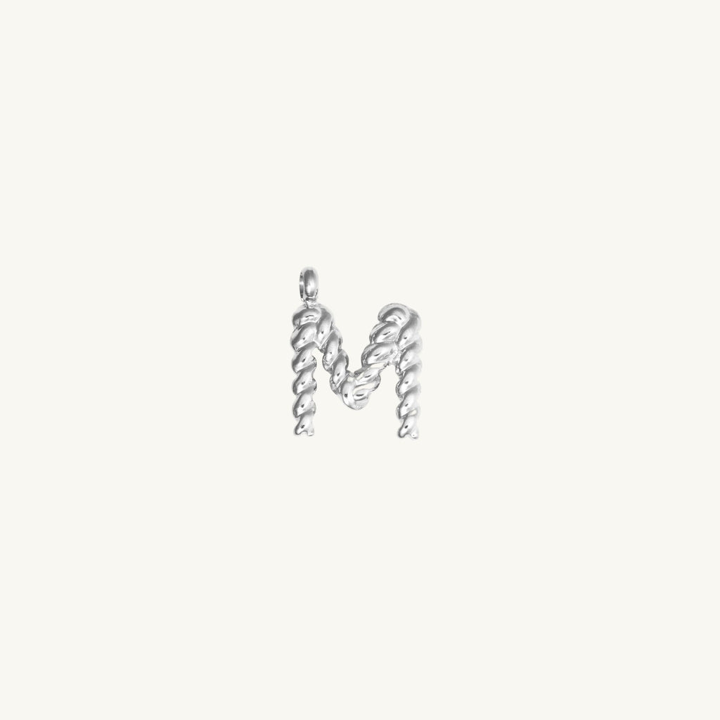 Rope Initial Charm