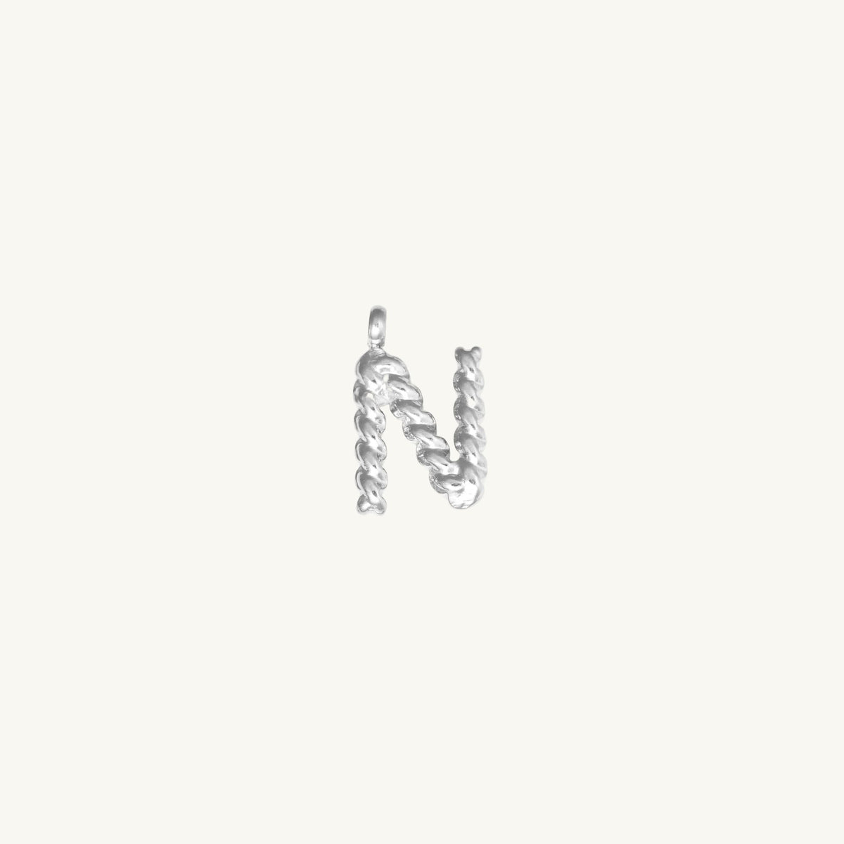 Rope Initial Charm