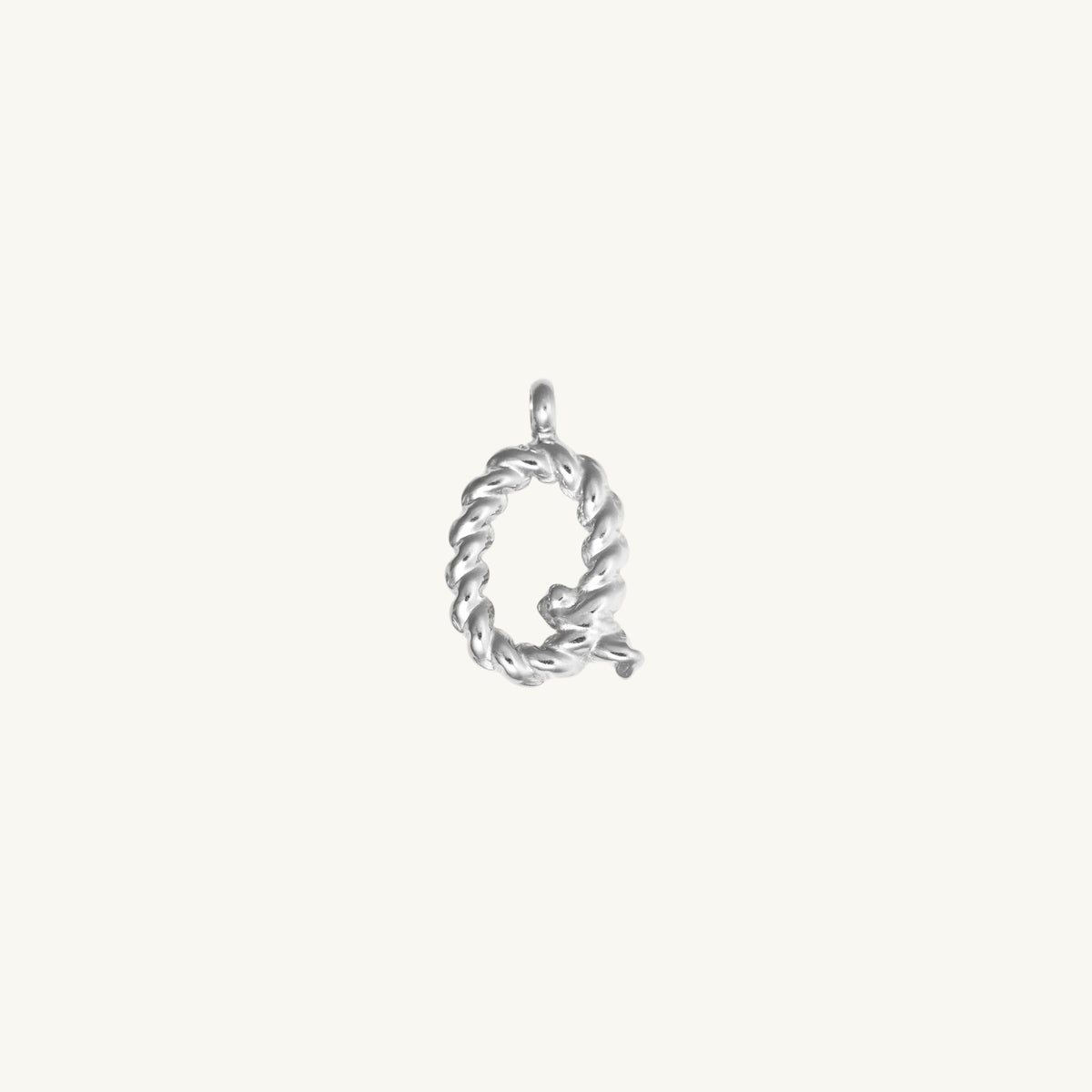 Rope Initial Charm