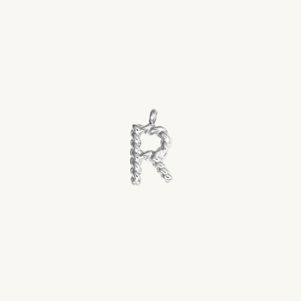 Rope Initial Charm
