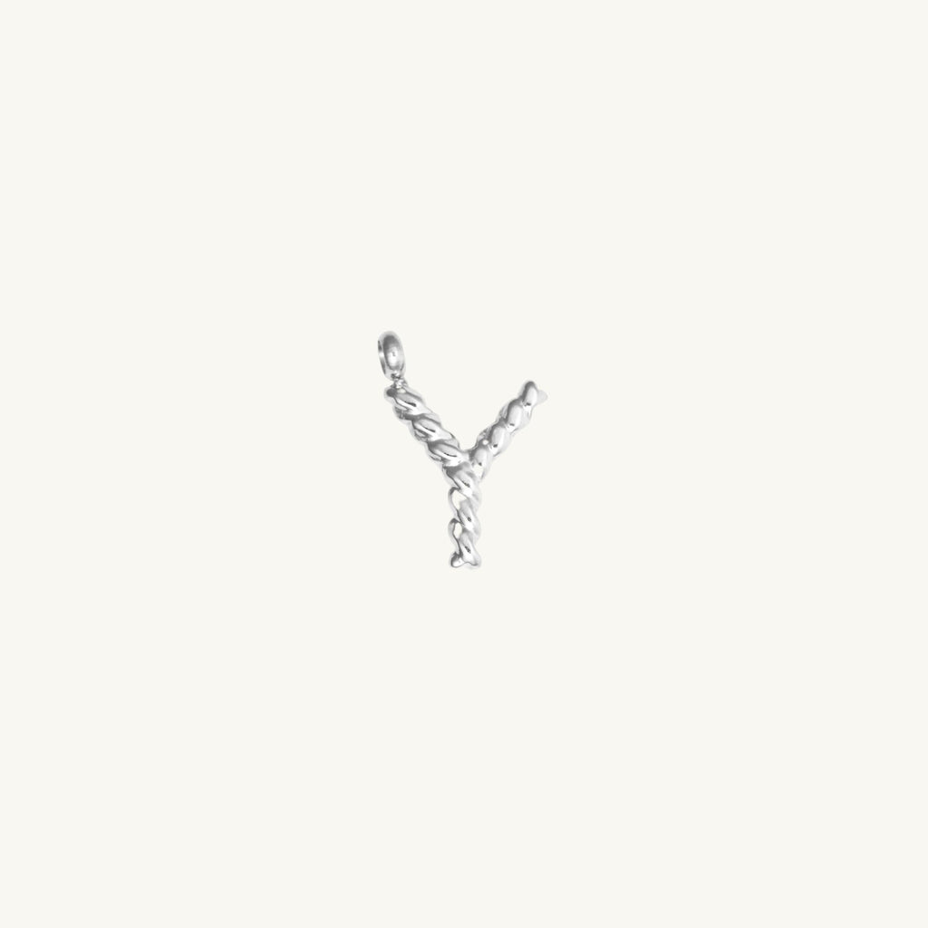 Rope Initial Charm