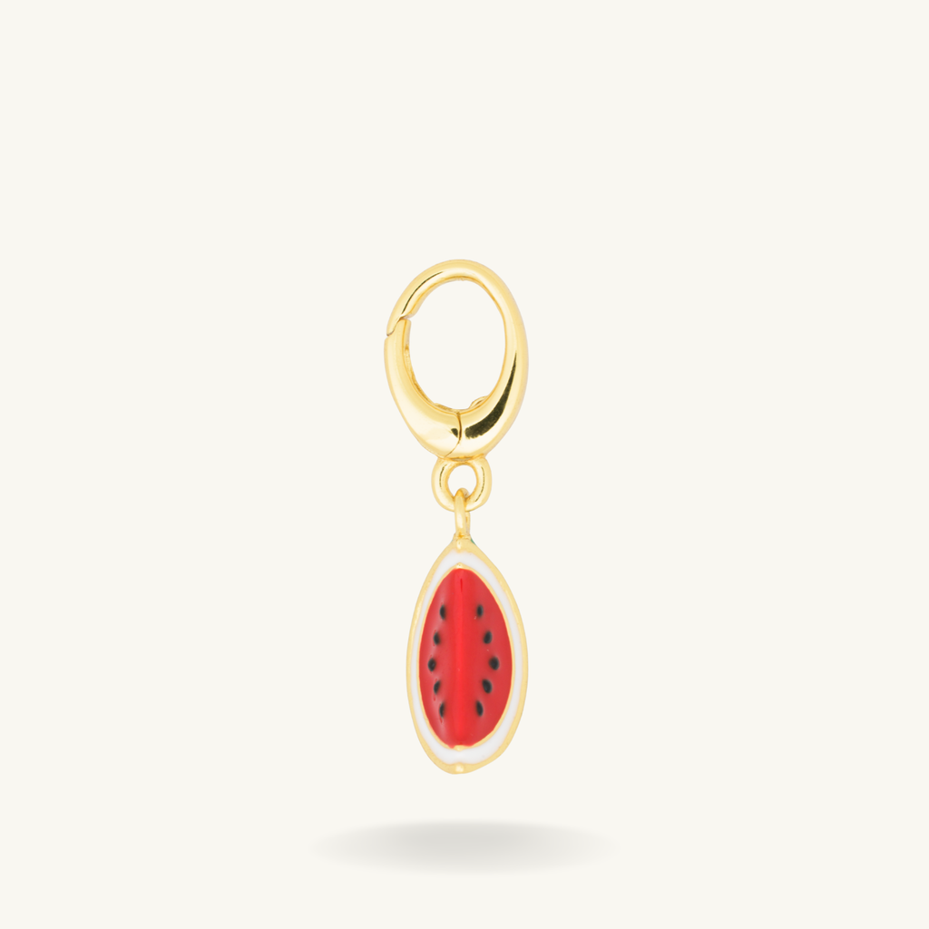 Watermelon Fruit Necklace alternate angle By Lumine